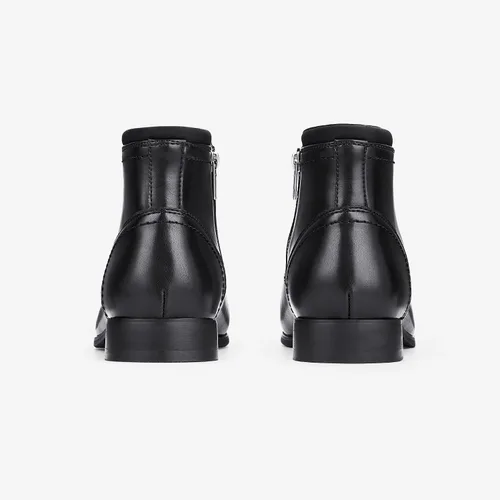 Vista 4 de Cestfini Botas Chelsea para hombre, cómodas botas de vestir de gamuza, botas de tobillo Chukka casuales para hombre