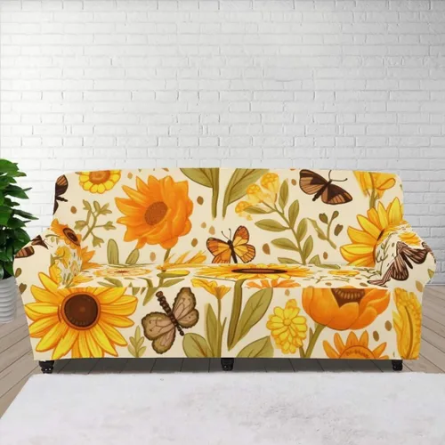 Vista 73 de ZOUTAIRONG Fundas elásticas para sofá con estampado de ramas de camuflaje 3D para sofá, funda para muebles de un solo cojín, decoración del hogar u