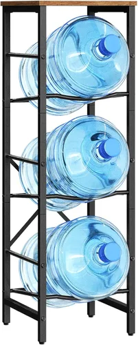 Vista 10 de HOOBRO Soporte para garrafones de agua, soporte para botellas de agua, estante para garrafones de agua de 5 galones, estante de almacenamiento