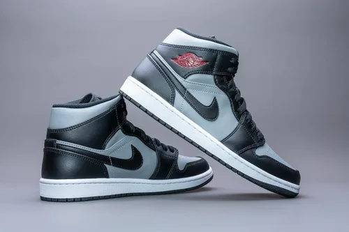 Vista 3 de Big Kid's Jordan 1 Mid AtmosphereInfrared 23-Black (554725 604)