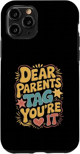 Vista 26 de Dear Parents Tag You’re It Leopard Print Case for iPhone XR
