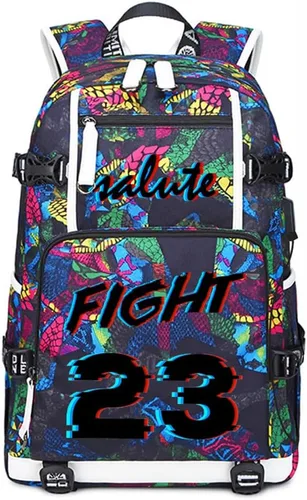 Vista 15 de Basketball Player 23 Multifunction Backpack Travel Daypacks Fans Laptop Bag For Men Wome