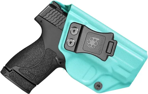 Vista 16 de Amberide IWB Funda Kydex para Smith & Wesson M&P Shield Plus/Shield M2.0 / Shield M1.0 3.1 pulgadas, transporte oculto, opciones MOS y no MOS