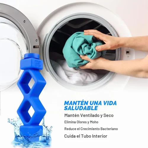 Vista 4 de Soporte para puerta de lavadora de carga frontal, tapón flexible para puerta de lavadora que ayuda a que tu lavadora se seque correctamente