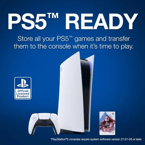 Vista 4 de Seagate Horizon Forbidden West - Unidad de juego de edición limitada para consolas Playstation, 2 TB, disco duro externo - USB 3.2 Gen1