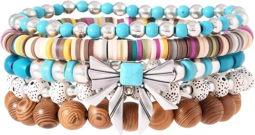 Vista 14 de Pulsera Gótica Ajustable de Cuero Trenzado Punk Multicapa de Estilo Grunge, Conjunto de Pulseras Emo con Brazalete de Metal, Envoltura