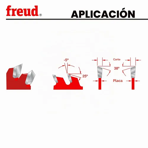 Vista 8 de Freud LU80R010: Hoja Ultimate de 10" para madera enchapada y melamina