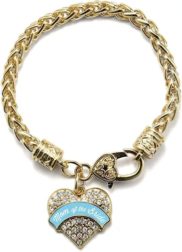 Vista 182 de Inspired Silver - Pulsera de plata con dije de corazón pavé con circonitas cúbicas