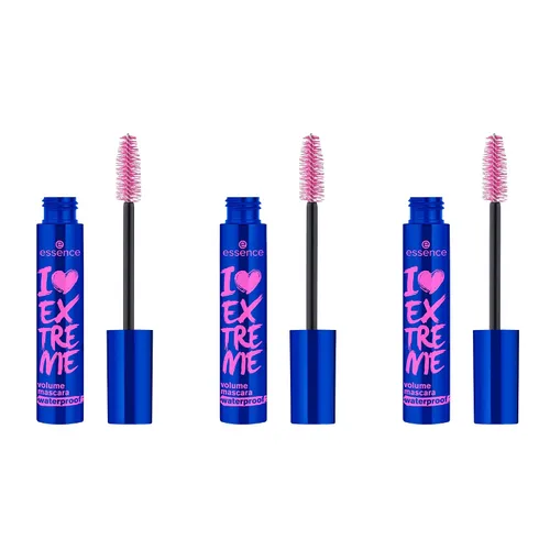 Vista 11 de essence Máscara I Love Extreme Crazy Volume (Paquete de 1) Volumen intenso y dramático y longitud en un solo trazo Vegana y libre de crueldad