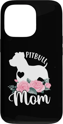 Vista 10 de Pitbull Mom Pitbulls Dog Cooler Saying Case for iPhone 17