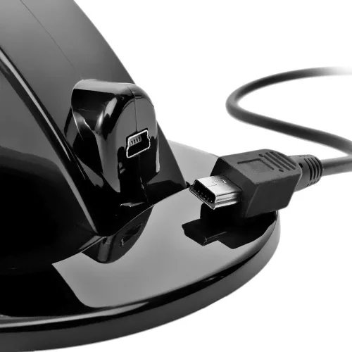 Vista 7 de Megadream Dual USB estación de carga, cargador, para controlador de Playstation 4 PS4 PS4 Pro PS4 Slim