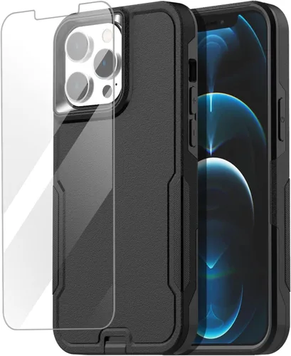 Vista 21 de AICase Funda para iPhone 12 Pro Max (6.7"), resistente protección contra caídas, cuerpo completo, a prueba de golpes, a prueba de polvo, protección