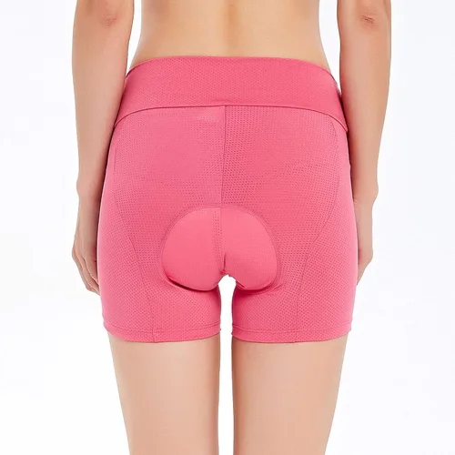 Vista 3 de CATENA Ropa interior de ciclismo para mujer con acolchado 3D, transpirable, ligero, pantalones cortos de MTB elásticos para bicicleta