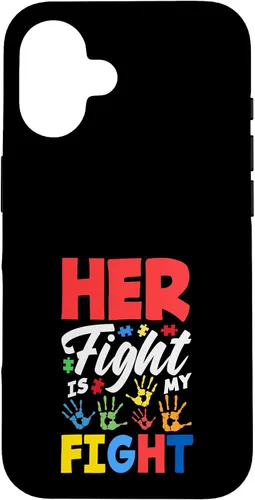 Vista 31 de Her Fight is My Fight Autism Awareness Case for iPhone XR