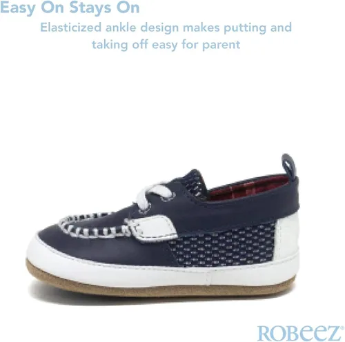 Vista 2 de Robeez First Kicks - Zapatos y tenis unisex para bebés y niños pequeños, de 0 a 24 meses