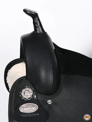 Vista 6 de HILASON Flex Tree Western Horse Saddle Cordura Synthetic Trail & Pleasure for Horses