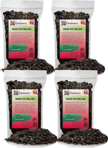 Vista 8 de Gardenera Mezcla prémium para macetas Aroid - 2 cuartos de galón - Mezcla libre de tierra para Aroids - Medio de cultivo para plantas