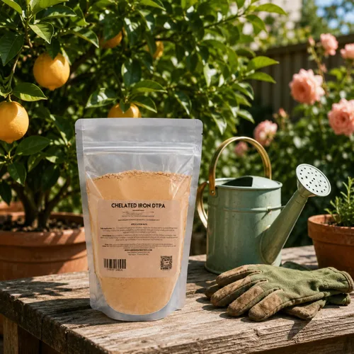 Vista 9 de Greenway Biotech, Inc. Hierro quelado DTPA 11% – para suelos alcalinos (pH 4.0-7.5) – Fertilizante 100% soluble en agua para cítricos, césped e
