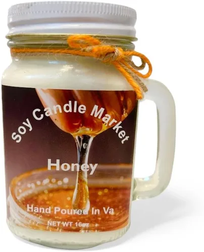 Vista 32 de Velas perfumadas de soja Velas hechas a mano y altamente aromáticas que queman hasta 85 horas en tarro de cristal, perfectas para decoración