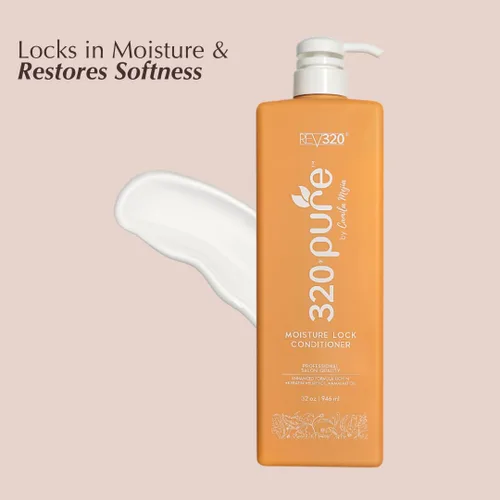 Vista 2 de 320Pure - Acondicionador de bloqueo de humedad de 32 onzas, acondicionador hidratante para el cabello para mujeres y hombres, sin sulfatos, fórmula