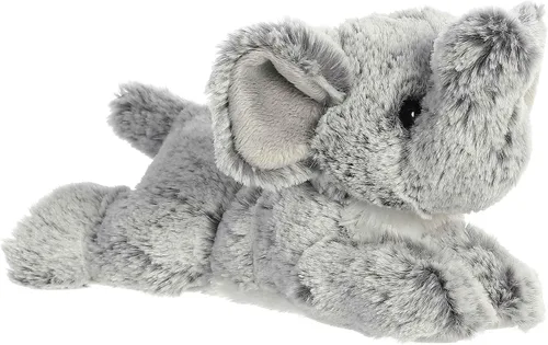 Vista 115 de Aurora® Adorable Mini Flopsie™ Mei Mei™ Animal de peluche, facilidad juguetona, compañeros atemporales, color blanco, 8 pulgadas
