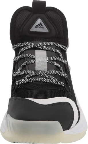 Vista 2 de adidas Tenis de baloncesto unisex Coll3ctiv3 2020 Mid para adultos, White-silver Metallic-Chalk White