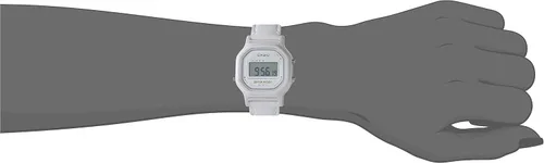 Vista 2 de Casio Womens Vintage LA11WB-1 Sport Black Resin Band Watch