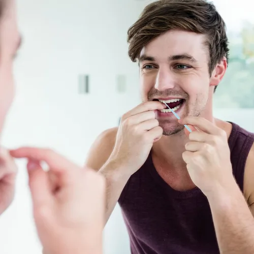 Vista 7 de FOMIYES Palillos de dientes de doble cabeza, 1060 palillos de dientes desechables para limpieza de dientes, palillos de hilo dental suave, palillos