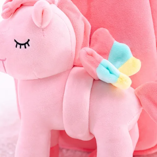 Vista 20 de Lazada Mochila para niños pequeños, juguetes de animales de peluche, mochila pequeña, color gris, 9.5 pulgadas
