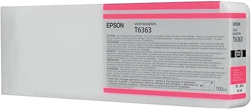 Vista 7 de Epson UltraChrome HDR Cartucho de tinta - 23.7 fl oz cian (T636200)