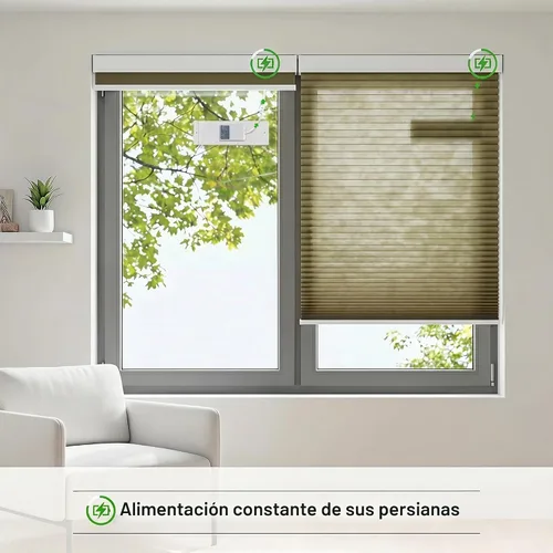 Vista 3 de 1 panel solar de 1.3 W5.5 V, adecuado para persianas eléctricas, persianas inteligentes, enchufe USB-C, generación de energía solar móvil, instalado