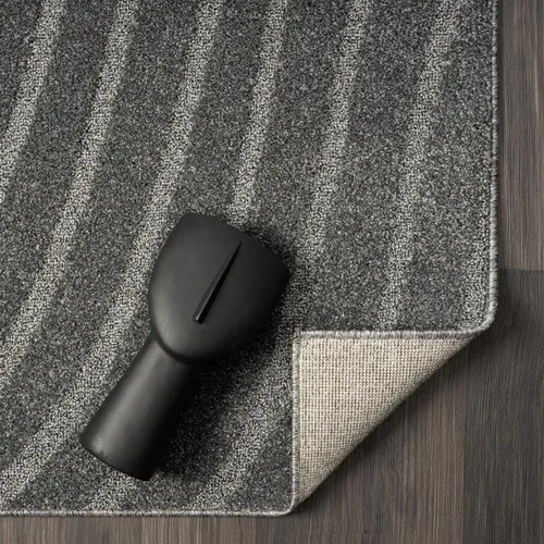 Vista 8 de LUXE WEAVERS Alfombra moderna geométrica ondulada antracita 2x3