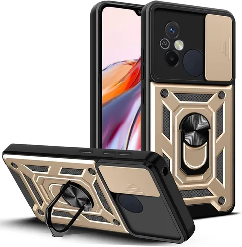 Vista 13 de Compatible con Tecno Camon 18P Bracket Shell, Slide Camera Lens Cover Case Azul