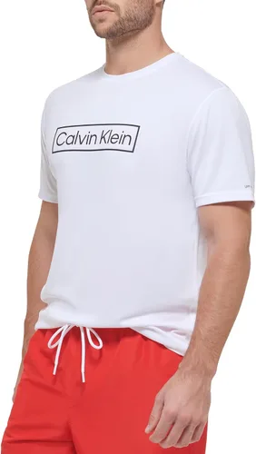 Vista 2 de Calvin Klein Manga corta ligera de secado rápido para hombre protección UPF 40