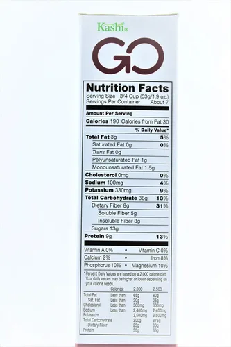 Vista 4 de Kashi GoLean Crunch Cereal 13.8oz (paquete de 3) 3