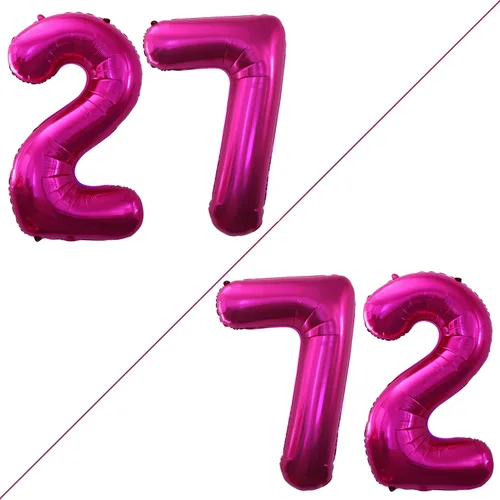 Vista 243 de Goer, conjunto de globos de papel aluminio para decoraciones de cumpleaños, globos de las letras de feliz cumpleaños y de números Oro