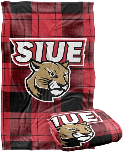 Vista 128 de LOGOVISION St John's University Campus Plaid Spirit Silky Touch Manta súper suave 36 x 58 pulgadas