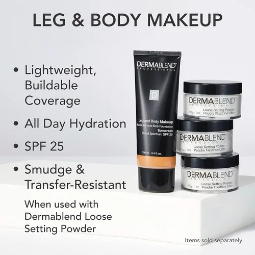 Vista 3 de Dermablend Leg and Body Makeup Foundation with SPF 25