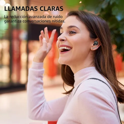 Vista 6 de TOZO Auriculares inalámbricos con micrófono integrado, llamadas claras, ergonómicos, ligeros, Bluetooth de 5.3 pulgadas, impermeables, sonido
