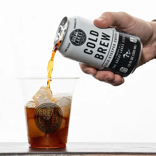 Vista 3 de Café frío Great Lakes, latas de 12 onzas, paquete de 12
