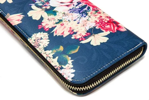 Vista 61 de Cartera de mano para mujer, estilo bohemio, con RFID, elegante, espaciosa con correa para viajes, capacidad para tarjetas, teléfono, dinero