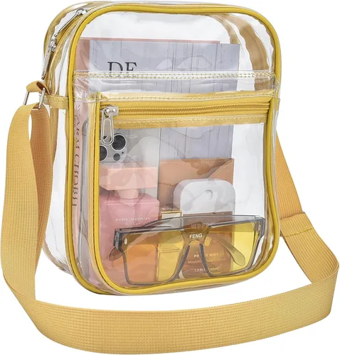 Vista 43 de USPECLARE Clear Bag for Stadium Events Clear Messenger Bag for Men and Women