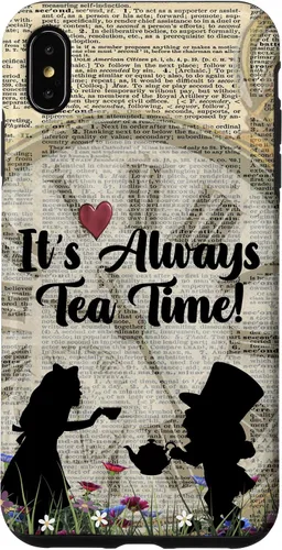 Vista 11 de iPhone 16 It's Always Tea Time! Funda Alicia y el Sombrerero Loco