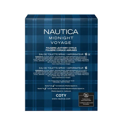 Vista 7 de Nautica Midnight Voyage Eau de Toilette para hombre, 1.6 Fl Oz