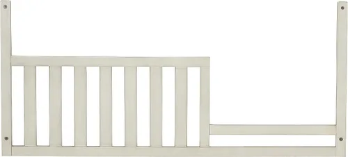 Vista 6 de Riel de seguridad de cama infantil para cunas convertibles Kingsley y Centennial, riel de madera maciza para conversión de cuna convertible a cama