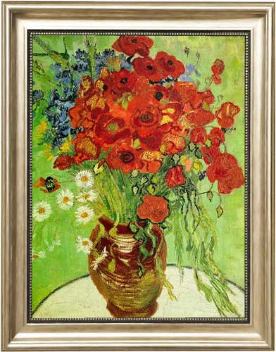 Vista 30 de ELITEAART- La noche estrellada por Vincent Van Gogh, pintura al óleo, reproducción de pintura al óleo, impresión en lienzo giclée, tamaño marcado