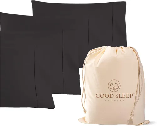 Vista 15 de Juego de 2 fundas de almohada Queen estándar, 100% algodón egipcio, ideales para el cuidado del cabello y la piel, fundas de almohada de tejido