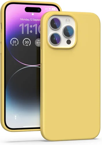 Vista 212 de Funda de silicona líquida compatible con iPhone 12 Pro Max 6.7 pulgadas, funda de gel de protección completa con forro de microfibra, funda