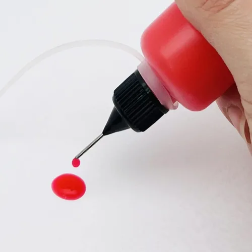 Vista 7 de 5 botellas de punta de aguja, botellas aplicadoras de punta de precisión de 4 onzas, con 2 mini embudo para manualidades de papel de quilling, tapa