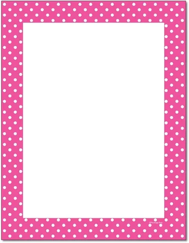 Vista 11 de Papel para impresora láser y de inyección de tinta con membrete de lunares (25 hojas, negro sobre blanco)